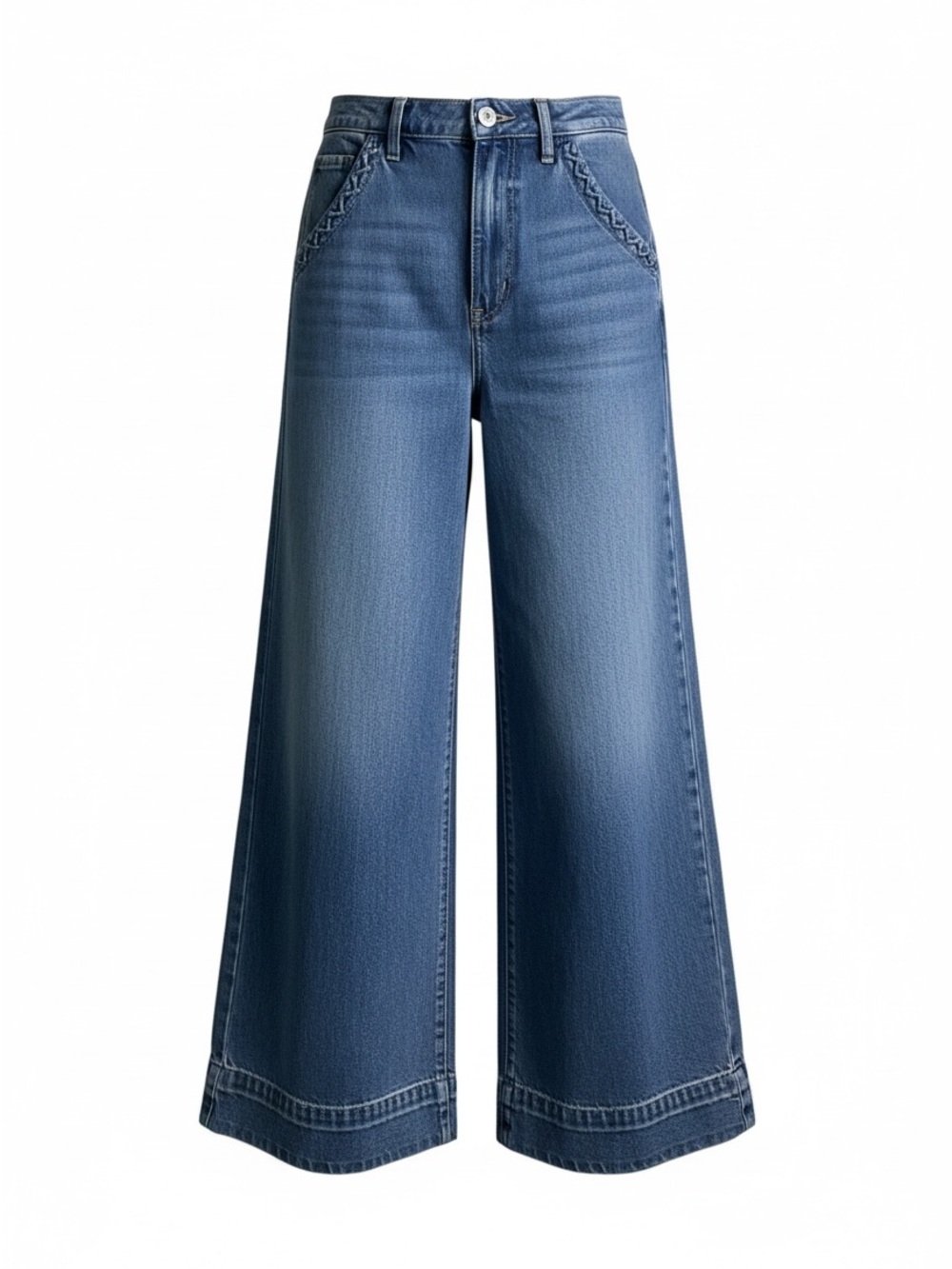 Habitual Wide-Leg Denim Trouser Jeans in Blue Wash 27